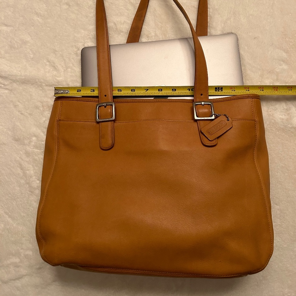 Coach Camel Leather Legacy Tote A9C-6006